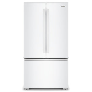 Whirlpool 36" 24 Cu. Ft. White Counter Depth French Door Refrigerator - WRFC3036RW