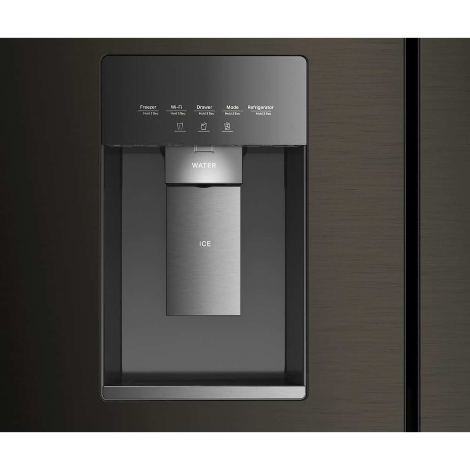 Whirlpool 36" 24 Cu. Ft. Black Stainless Steel Counter Depth French Door Refrigerator - WRFC3036RV