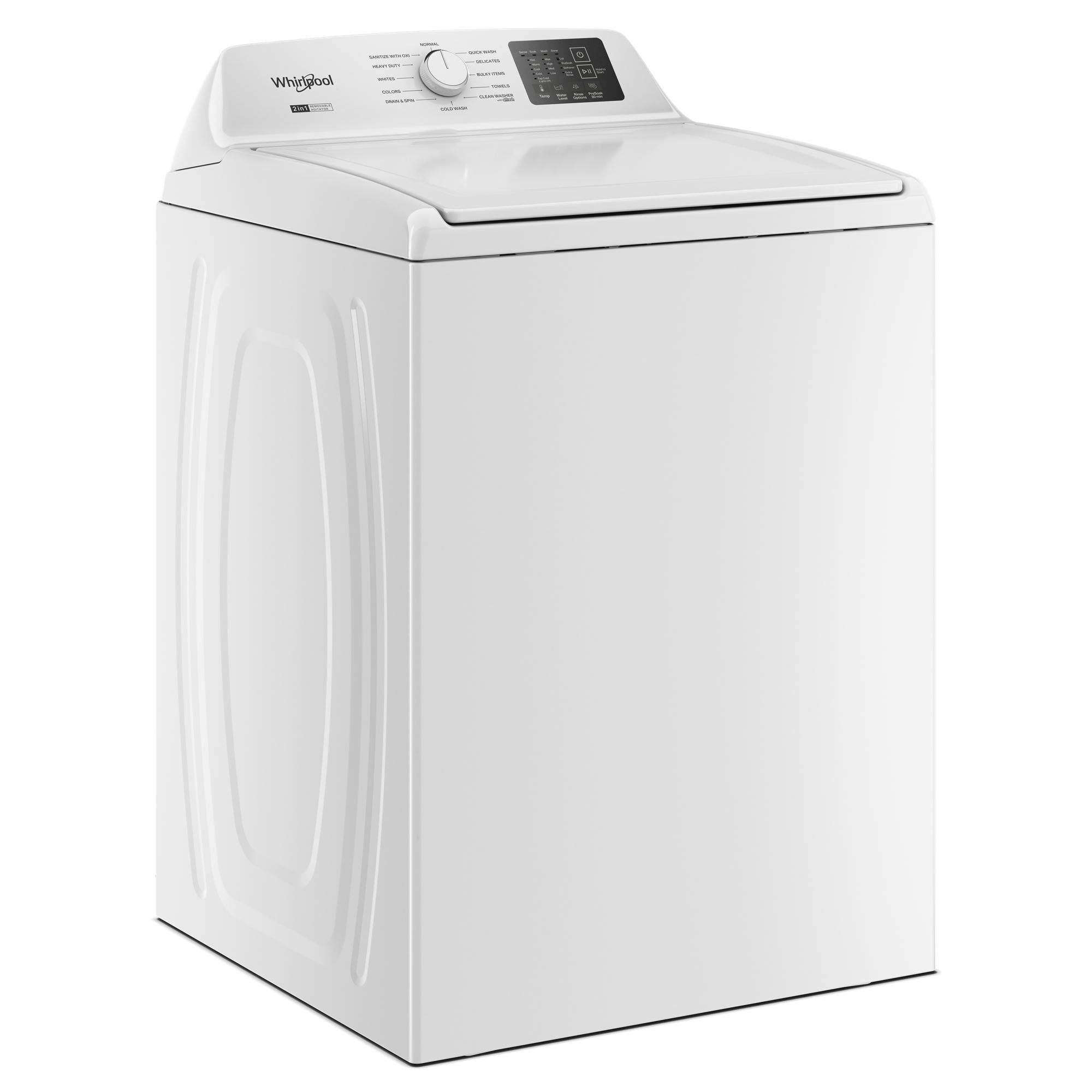Whirlpool White Top Load Washer (4.8 Cu. Ft. IEC) - WTW4107SW