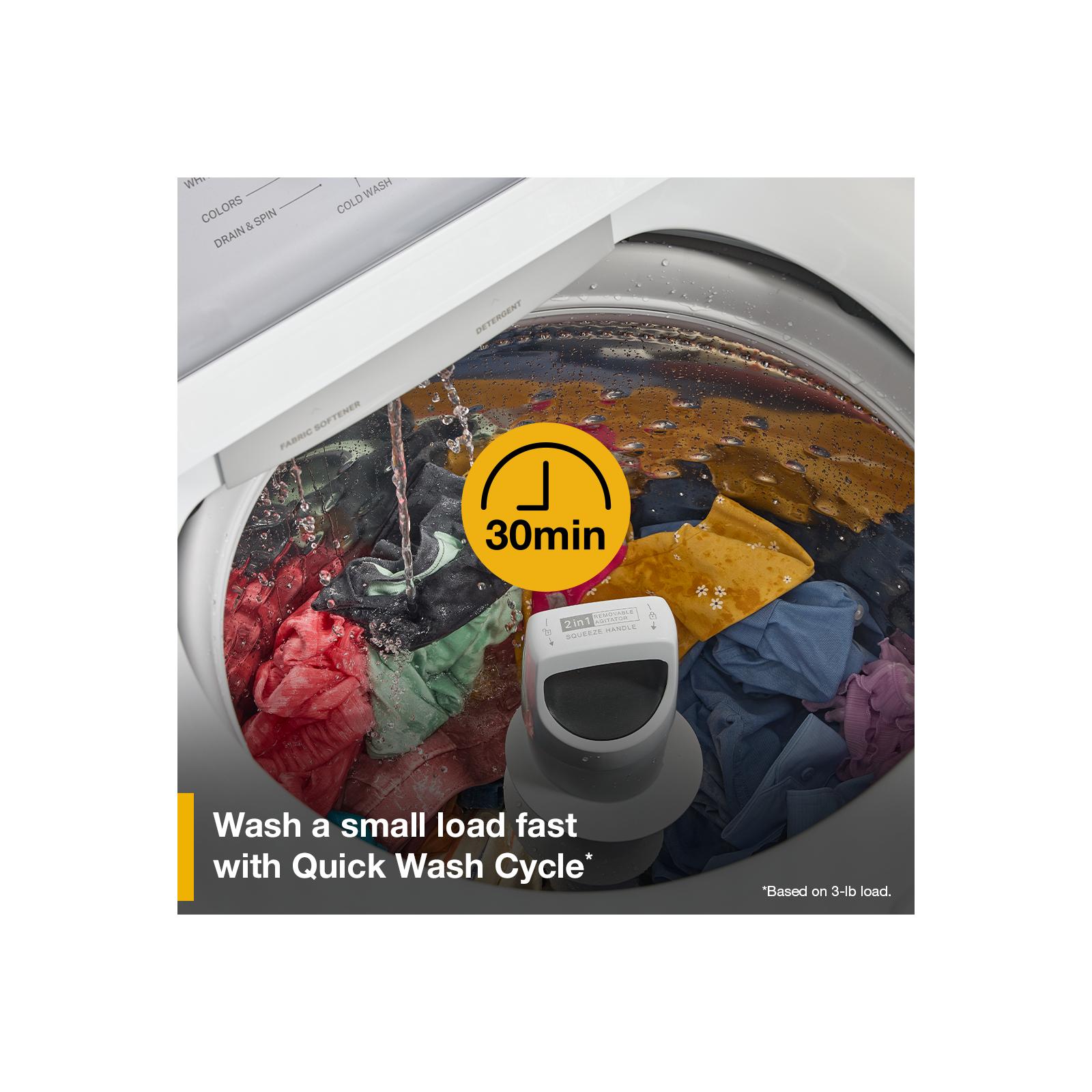 Whirlpool White Top Load Washer (4.8 Cu. Ft. IEC) - WTW4107SW--