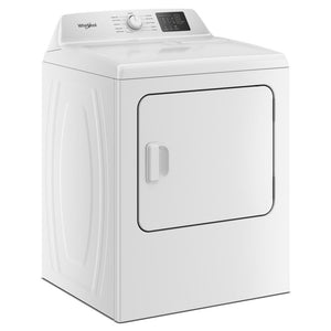 Whirlpool White Gas Dryer (7.0 Cu. Ft.) with Adaptive Dry - WGD4105SW