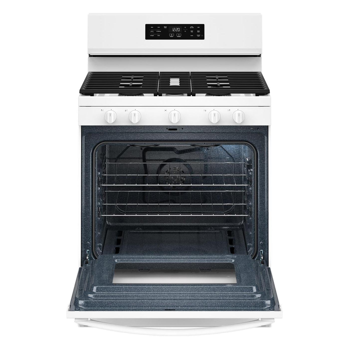 Whirlpool White Freestanding Gas Single Oven Convection Range (5.0 Cu. Ft.) - WFGS4530SW
