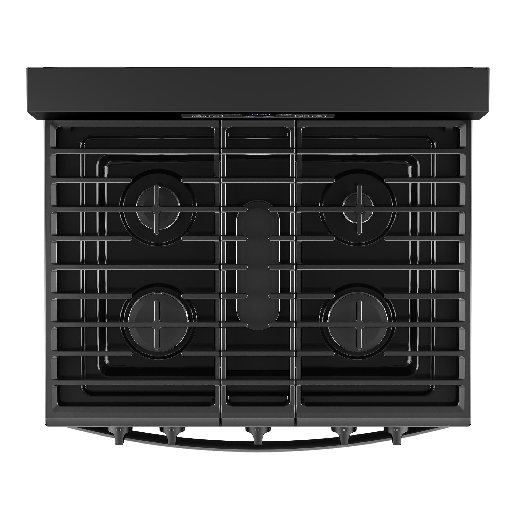 Whirlpool Black Freestanding Gas Single Oven Convection Range (5.0 Cu. Ft.) - WFGS4530SB