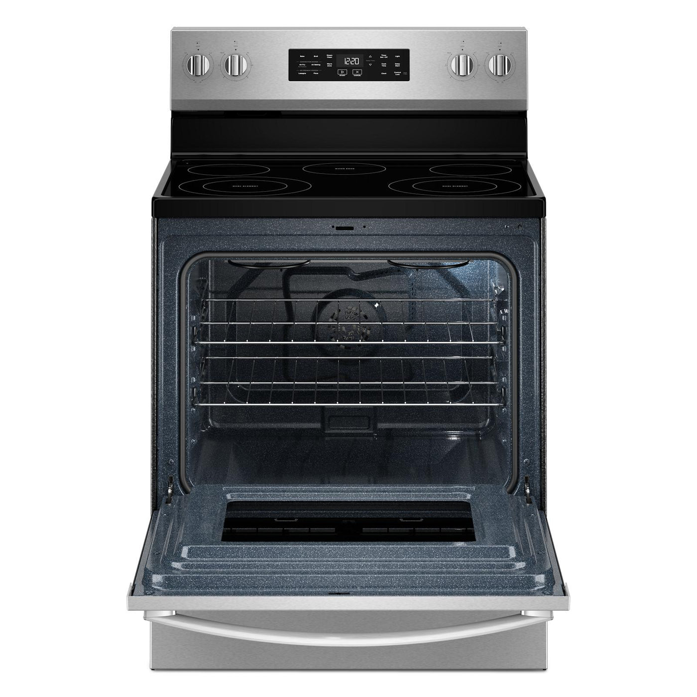 Whirlpool Fingerprint Resistant Stainless Steel Freestanding Electric Single Oven Convection Range (5.3 Cu. Ft.) - YWFES4530SZ