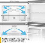 Whirlpool Fingerprint-Resistant Stainless Finish Top-Freezer Refrigerator (19.2 cu ft) - WRTX5419SZ--