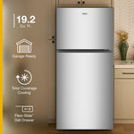 Whirlpool Fingerprint-Resistant Stainless Finish Top-Freezer Refrigerator (19.2 cu ft) - WRTX5419SZ--