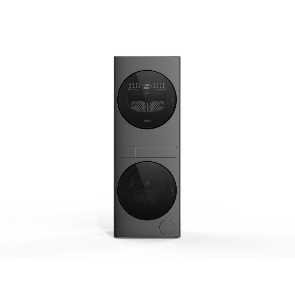 Whirlpool Titanium Metallic Electric 24in Laundry Tower - YWFH5424SJ