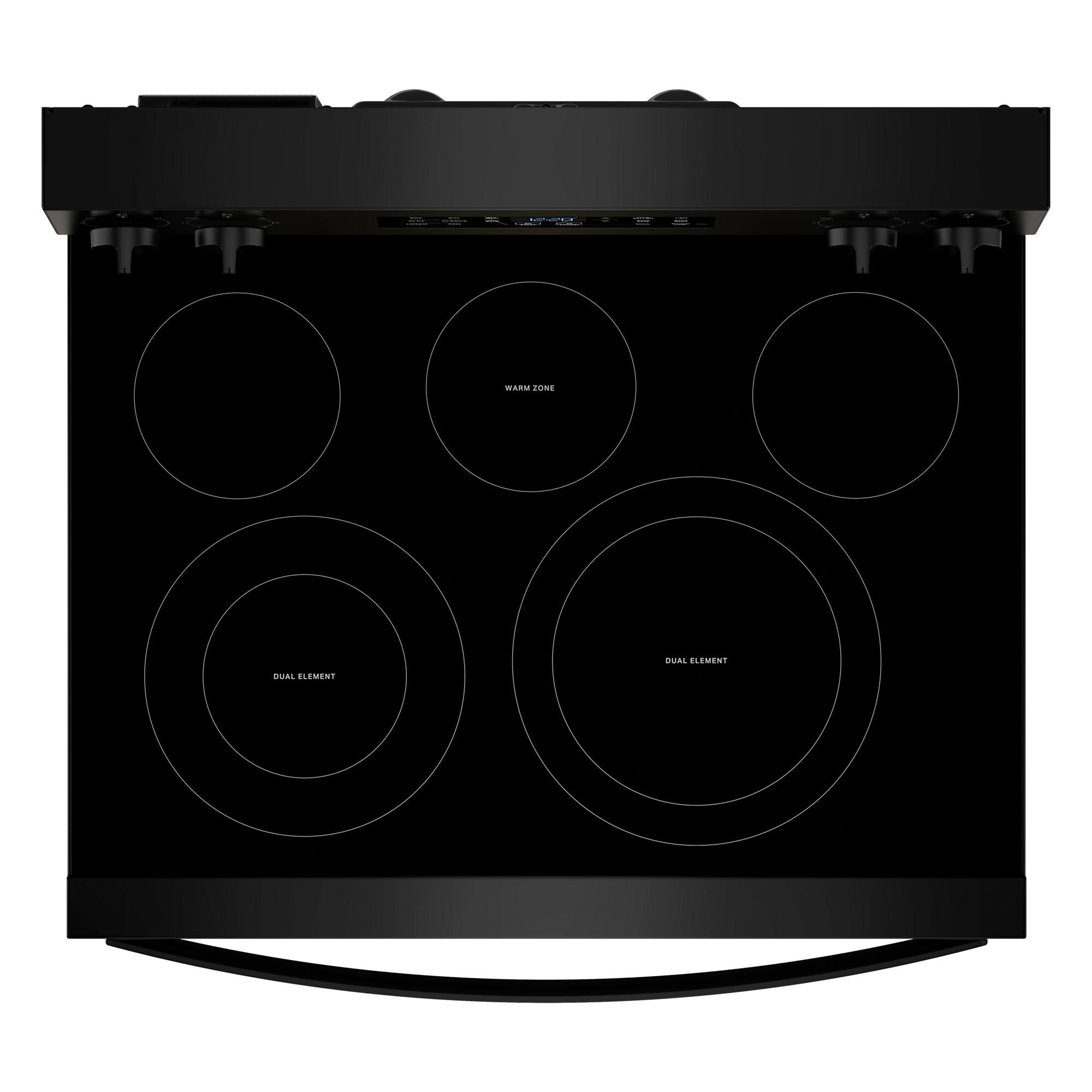 Whirlpool Black Freestanding Electric Single Oven Convection Range (5.3 Cu. Ft.) - YWFES5730SB