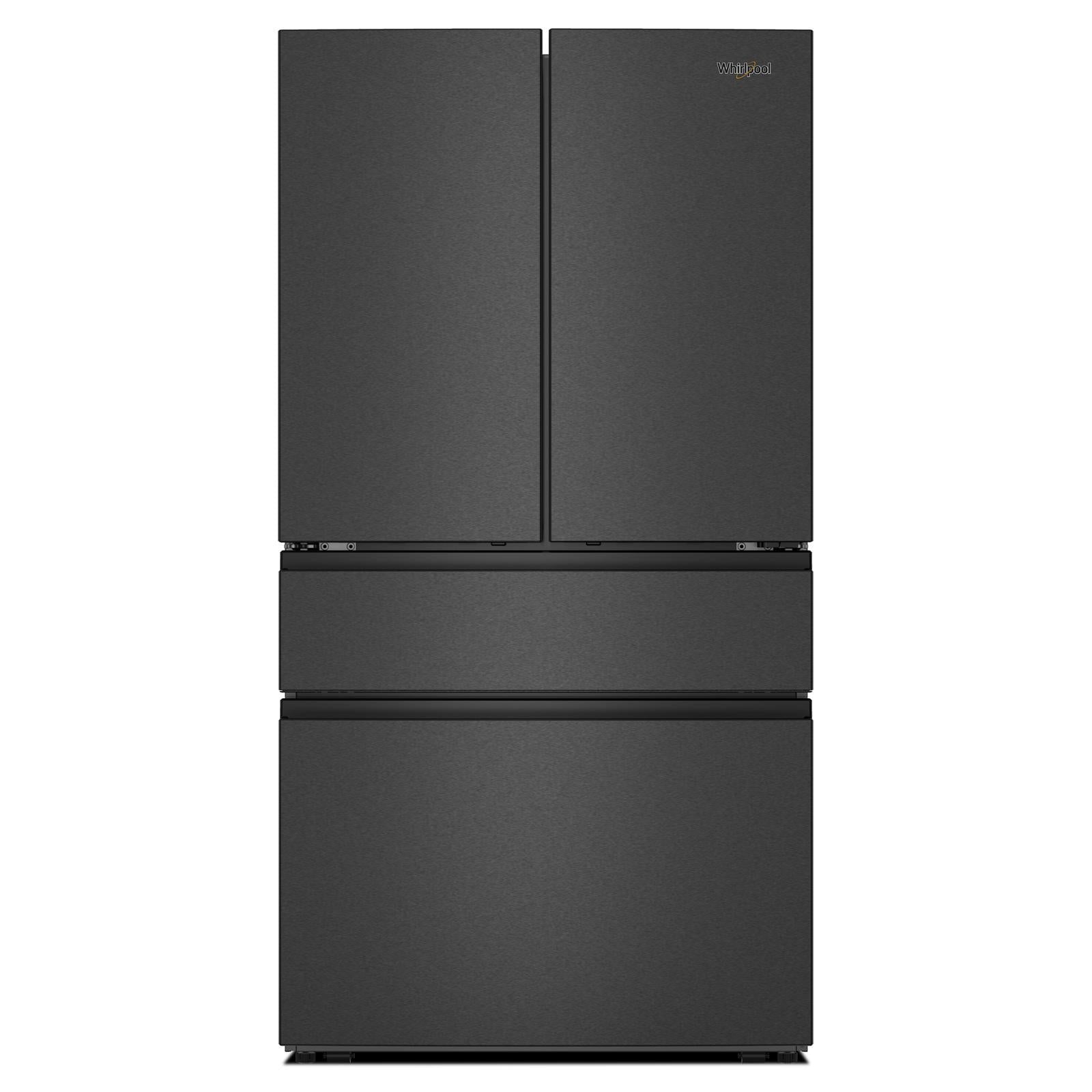 Whirlpool 36" 30 Cu. Ft. Print Resist Black Stainless Steel French Door Refrigerator - WRMF3336SV