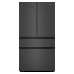Whirlpool 36" 30 Cu. Ft. Print Resist Black Stainless Steel French Door Refrigerator - WRMF3336SV