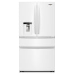 Whirlpool 36" 29 Cu. Ft. White French Door Refrigerator - WRMF3636SW