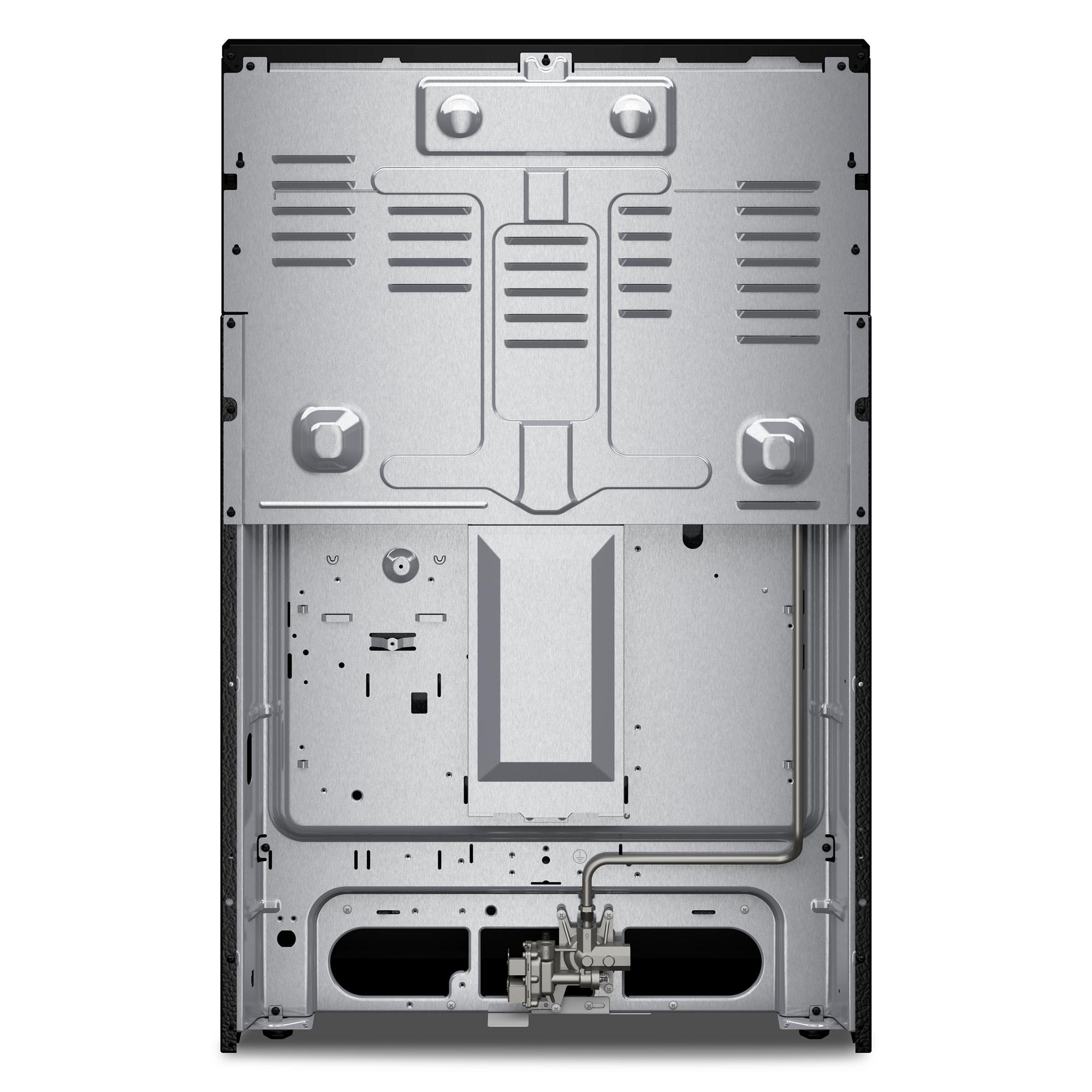 Whirlpool Black Freestanding Gas Single Oven Convection Range (5.0 Cu. Ft.) - WFGS5730SB