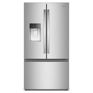 Whirlpool 36" 23.4 Cu. Ft. Fingerprint-Resistant Stainless Steel Counter-Depth 3-Door French Door Refrigerator – WRFC7036RZ