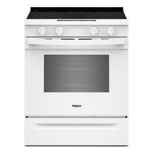 Whirlpool White Slide-In Smart Electric Range (5.3 Cu. Ft.) - YWSES3330TW