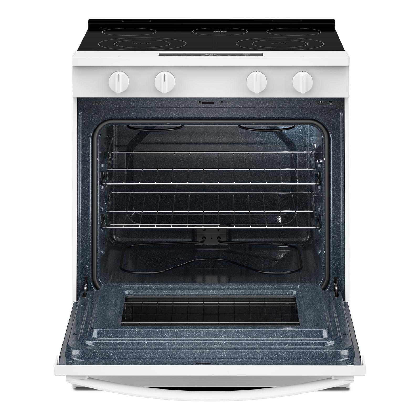 Whirlpool White Slide-In Smart Electric Range (5.3 Cu. Ft.) - YWSES3330TW