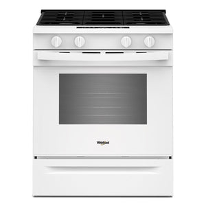 Whirlpool White Slide-In Smart Gas Range (5.0 Cu. Ft.) - WSGS3330TW