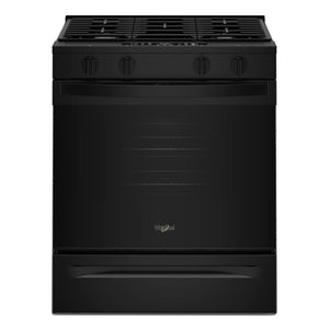Whirlpool Black Slide-In Smart Gas Range (5.0 Cu. Ft.) - WSGS3330TB