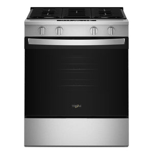 Whirlpool Stainless Steel Slide-In Smart Gas Range (5.0 Cu. Ft.) - WSGS3330TS