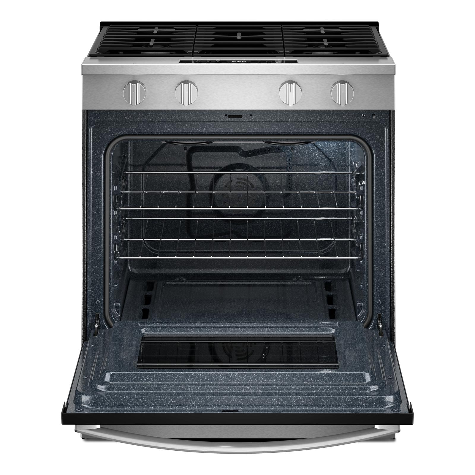 Whirlpool Fingerprint Resistant Stainless Steel Slide-In Smart Gas Convection Range (5.0 Cu. Ft.) - WSGS4530TZ