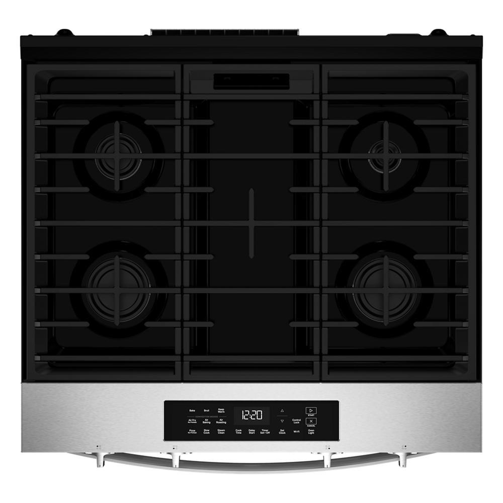 Whirlpool Fingerprint Resistant Stainless Steel Slide-In Smart Gas Convection Range (5.0 Cu. Ft.) - WSGS4530TZ