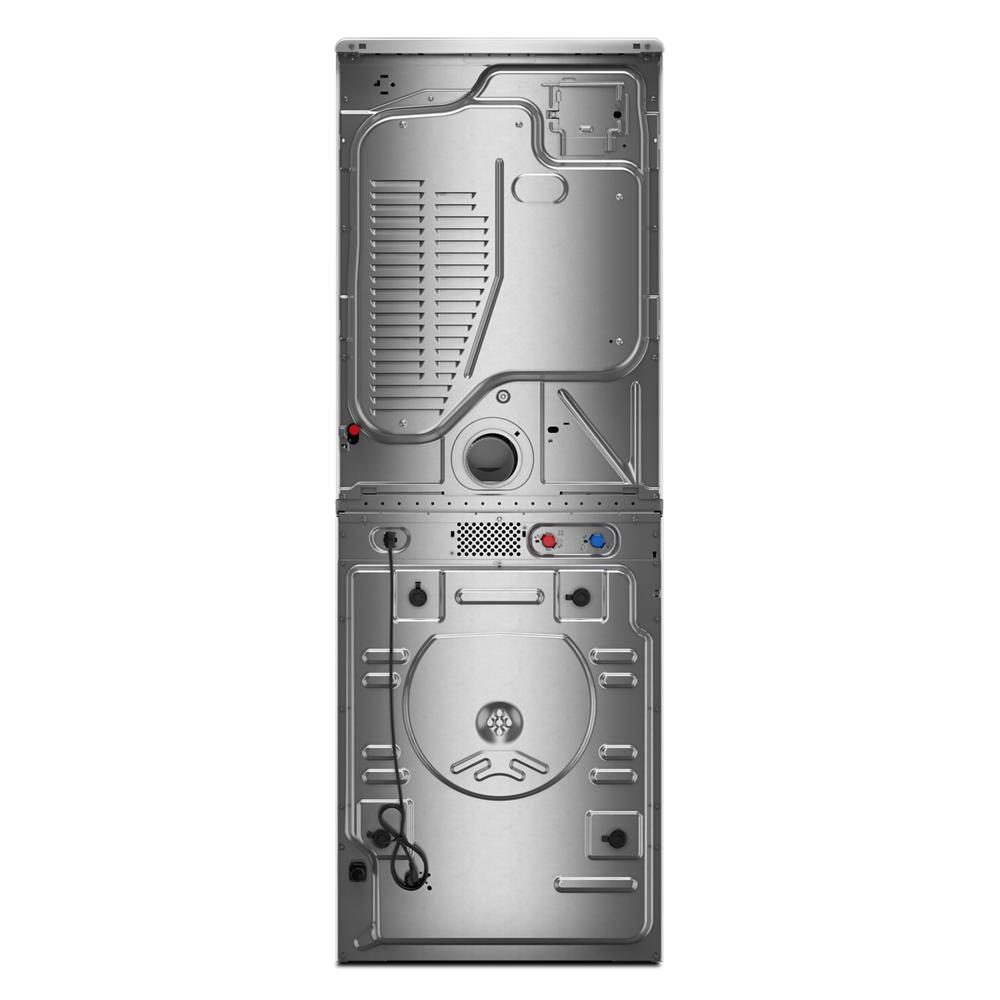 Whirlpool White Front Load Laundry Tower with FreshFlowTM Vent System and UV Clean Technology (5.2 cu. ft. Washer & 7.4 cu. ft. Gas Dryer) - WGF5727TW