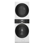 Whirlpool White Front Load Laundry Tower with FreshFlowTM Vent System and UV Clean Technology (5.2 cu. ft. Washer & 7.4 cu. ft. Electric Dryer) - YWEF5727TW