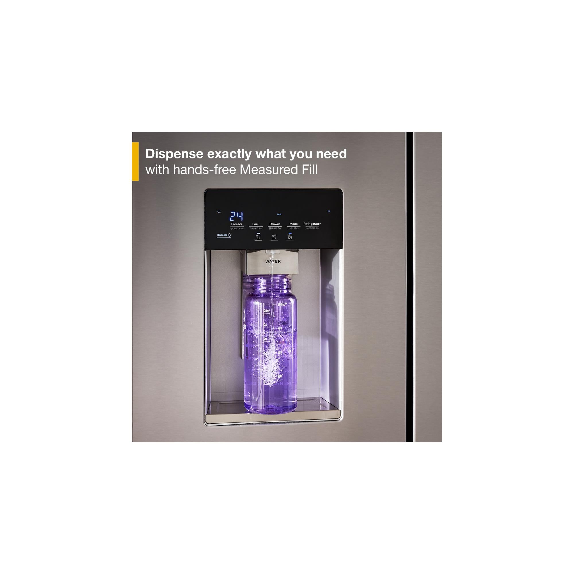 Whirlpool 36" 22.0 Cu. Ft. Fingerprint-Resistant Stainless Steel Counter-Depth 4-Door French Door Refrigerator – WRMC7036RZ--