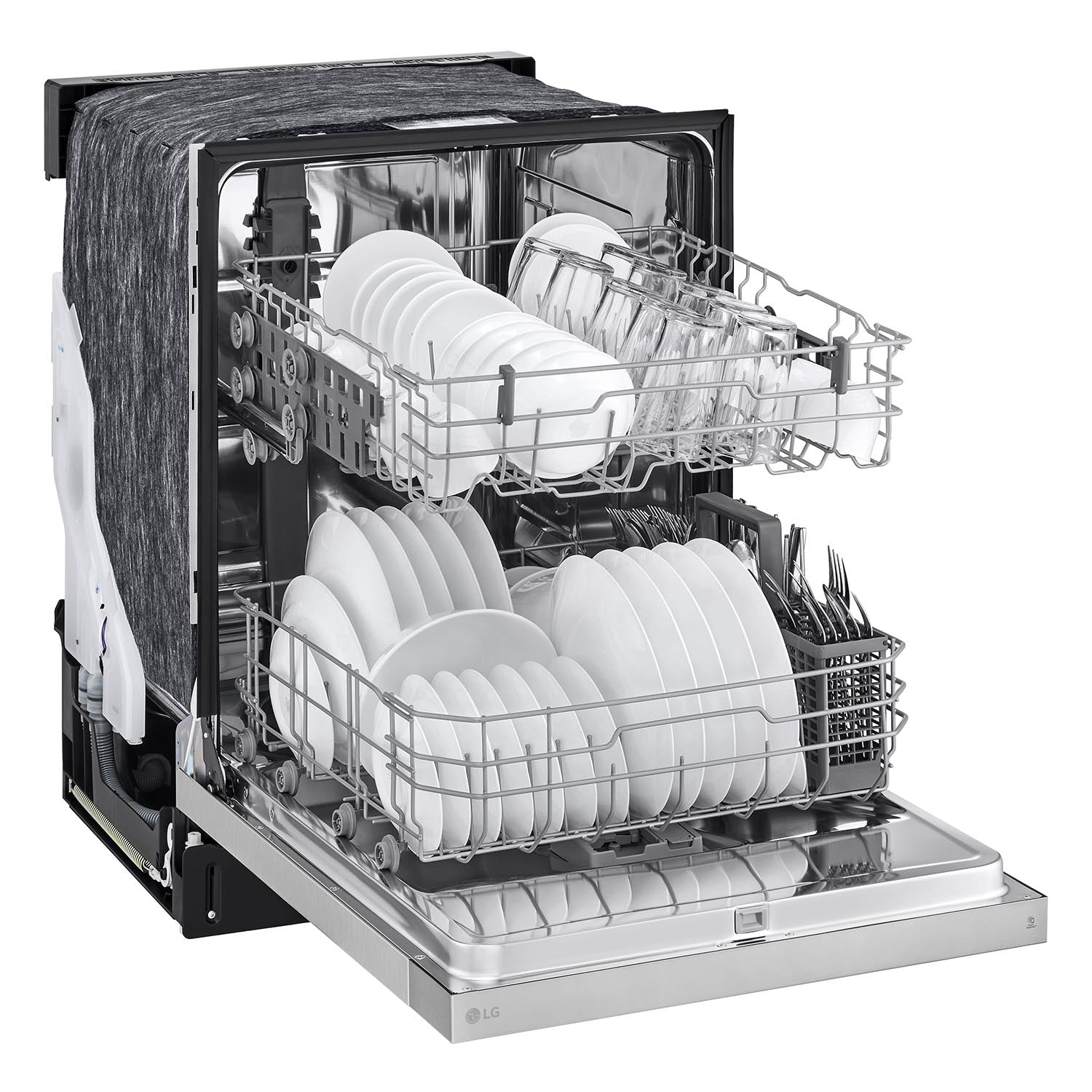 LG Platinum Steel Dishwasher with SenseClean(TM) and Dynamic Dry™ - LDFC2423V