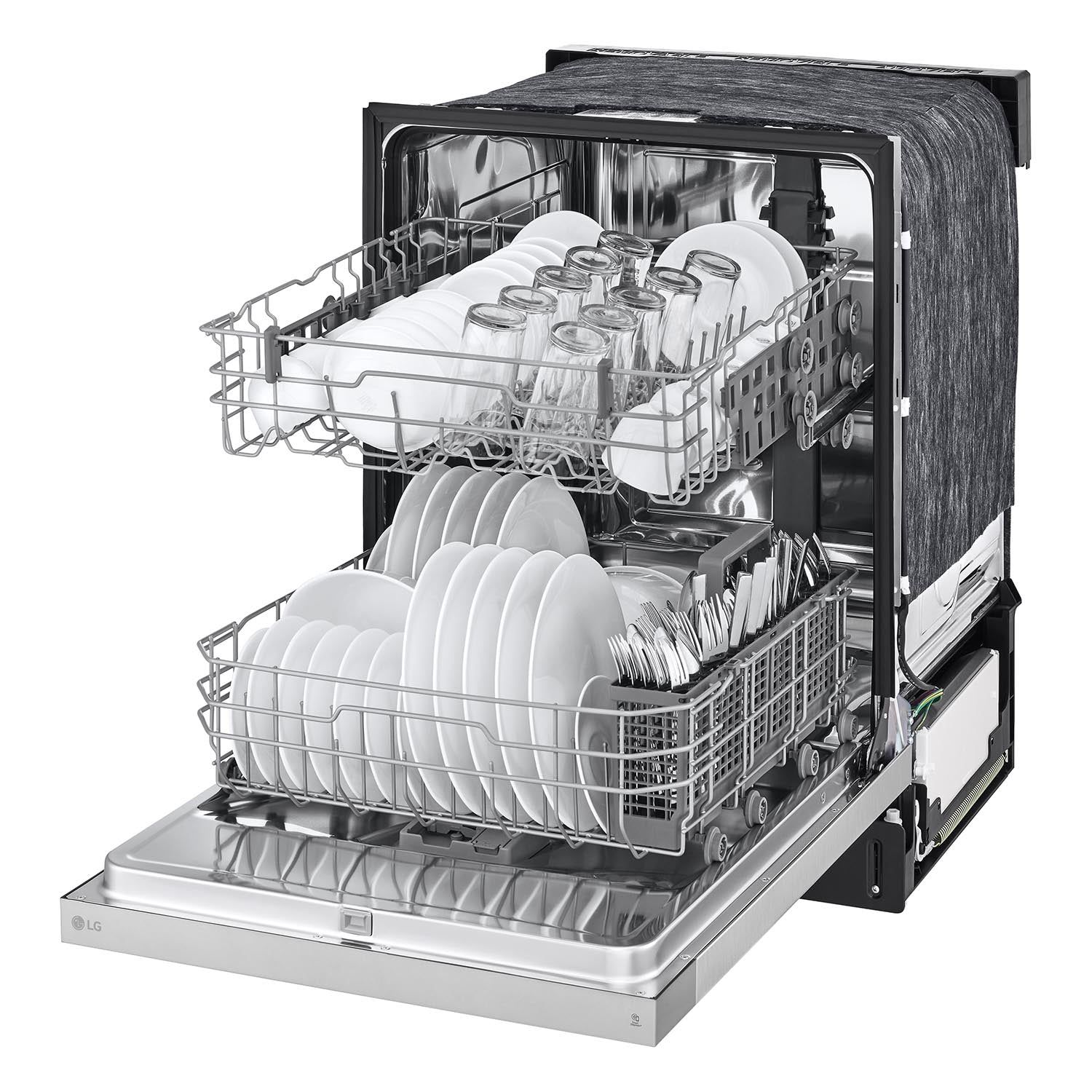 LG Platinum Steel Dishwasher with SenseClean(TM) and Dynamic Dry™ - LDFC2423V