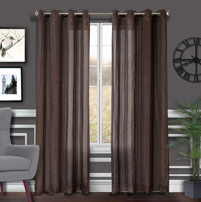 Dahab Drapery Panel (108 x 54) - Chocolate