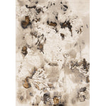 Autumn Drift 6'7" x 9'6" Distressed Foliage Area Rug - Light Brown, Beige