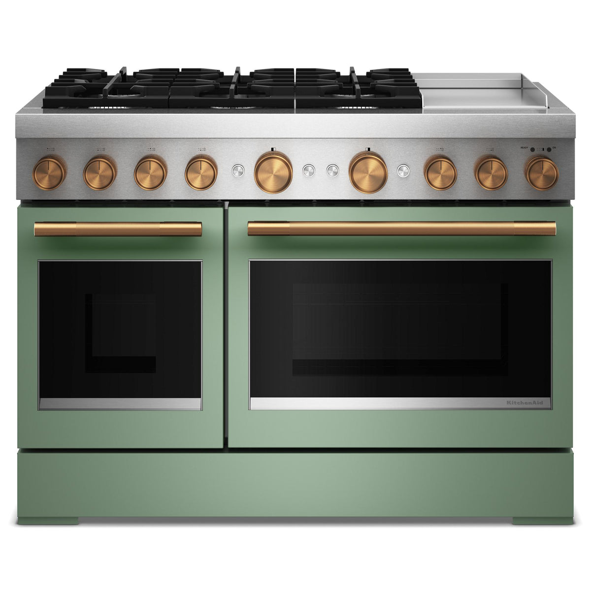 KitchenAid Cardamom Slide-In Range (6 cu. ft.) - KFDD948SDC