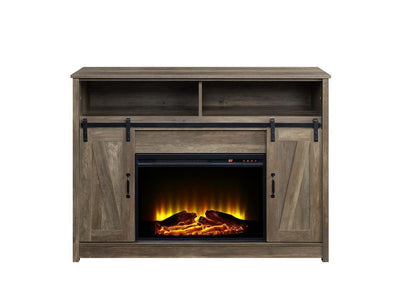 Reykholt I TV Stand with Fireplace