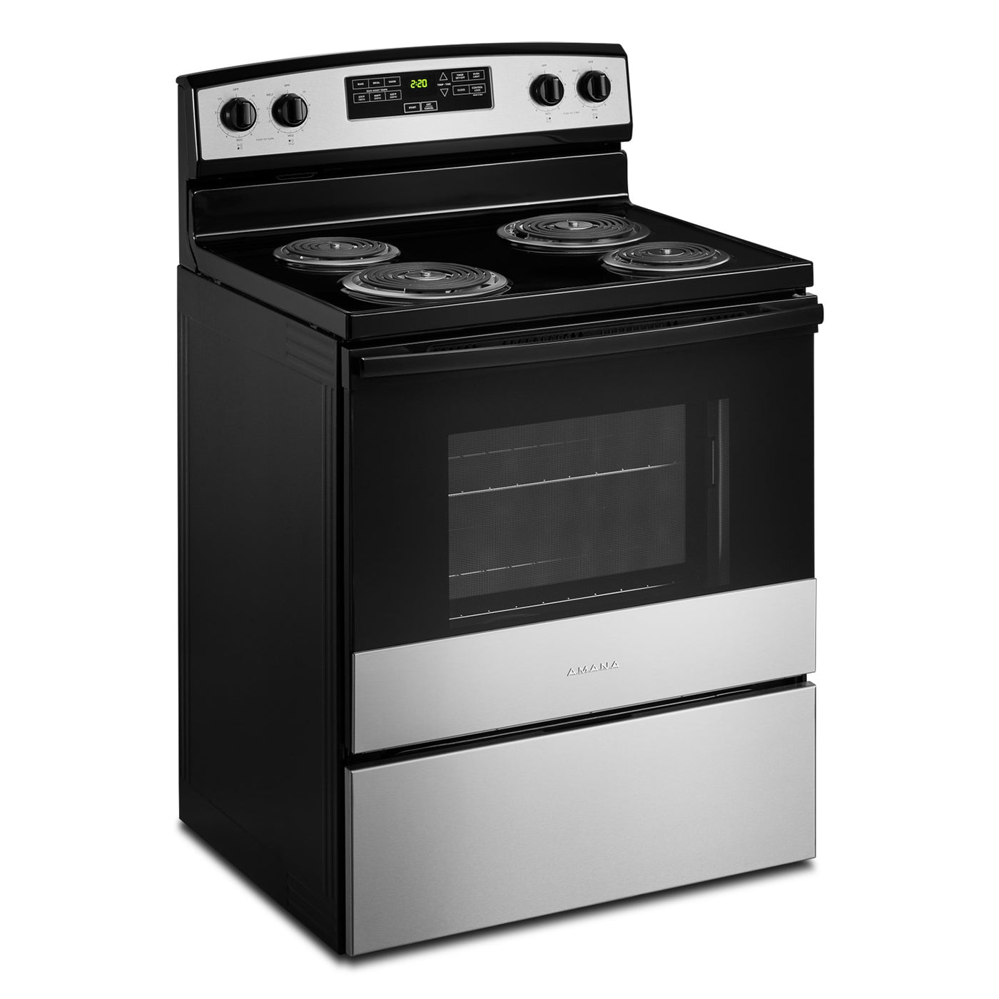 Amana 30" Stainless Steel Electric Range (4.80 Cu Ft) - YACR4303MMS