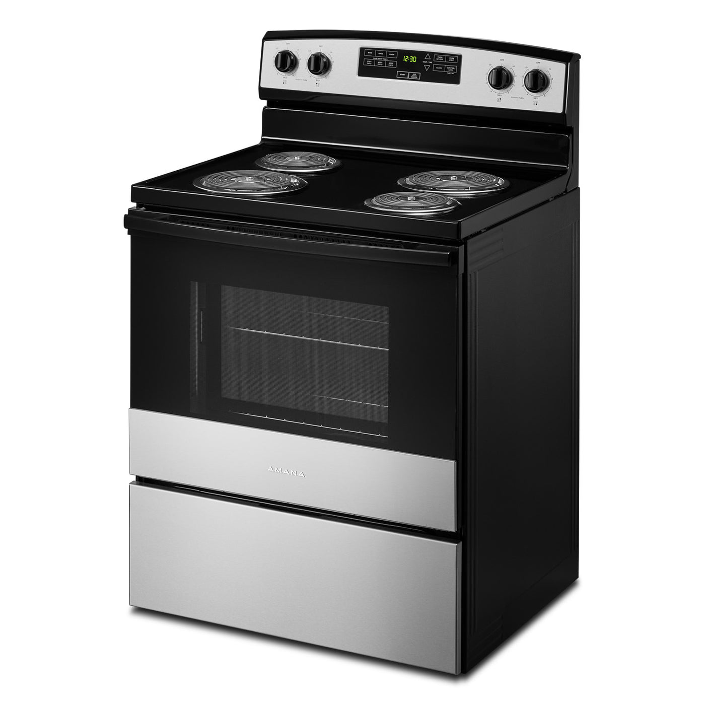 Amana 30" Stainless Steel Electric Range (4.80 Cu Ft) - YACR4303MMS