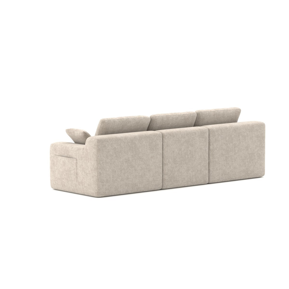 Soho All Foam Sectional - Beige