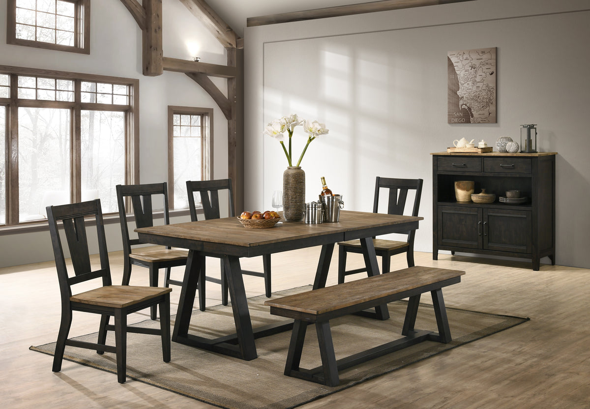 Addie Bench - Brown
