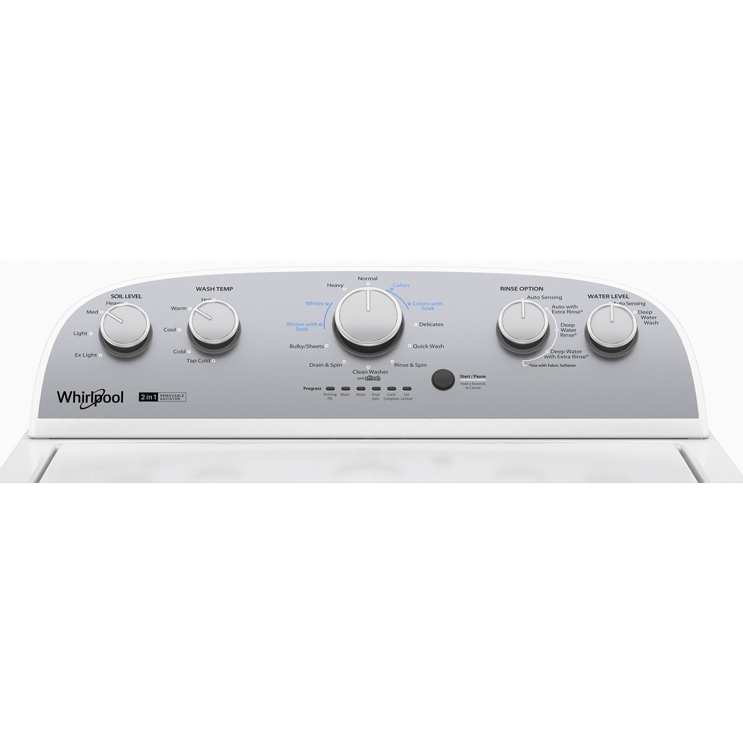 Whirlpool White Top Load Washer (4.4 Cu Ft) - WTW4957PW