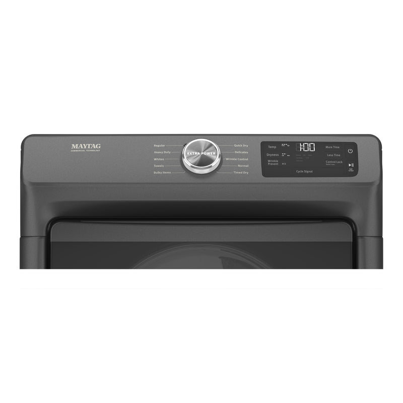 Maytag Volcano Black FrontLoad Washer (5.5 cu. ft.) & Electric Dryer