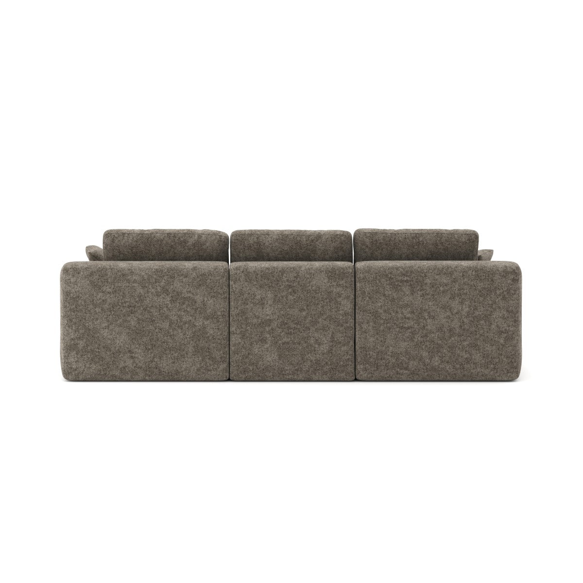 Soho All Foam Sectional - Brown