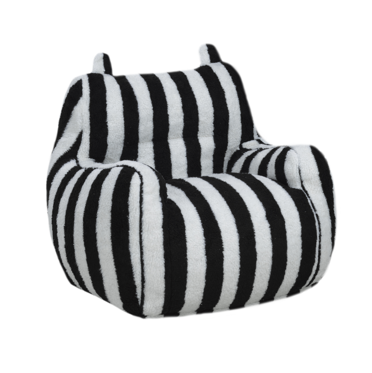 Parker - Kids White & Black All Foam Chair