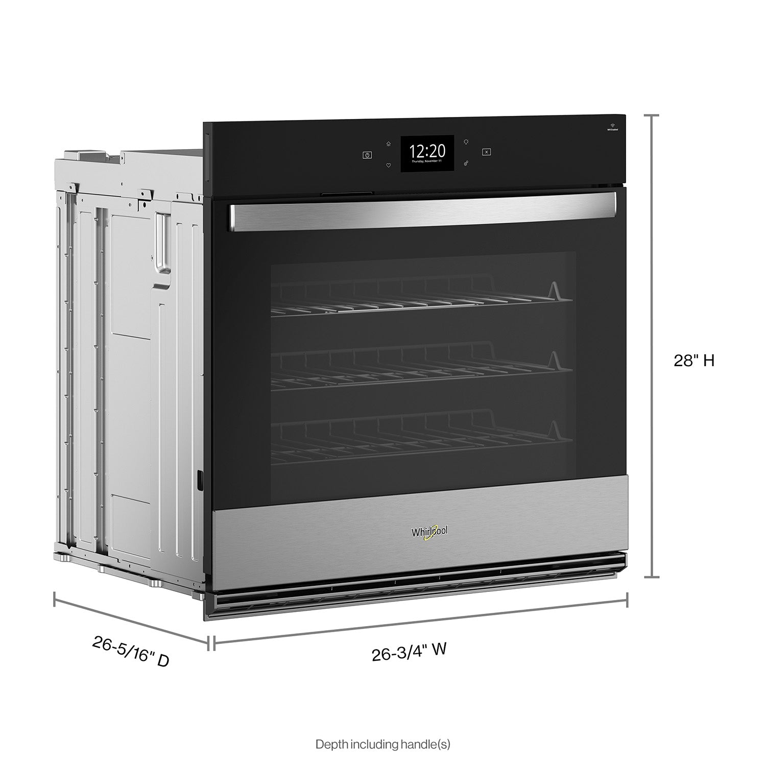 Whirlpool Fingerprint Resistant Stainless Steel Wall Oven (4.30 Cu Ft) - WOES7027PZ