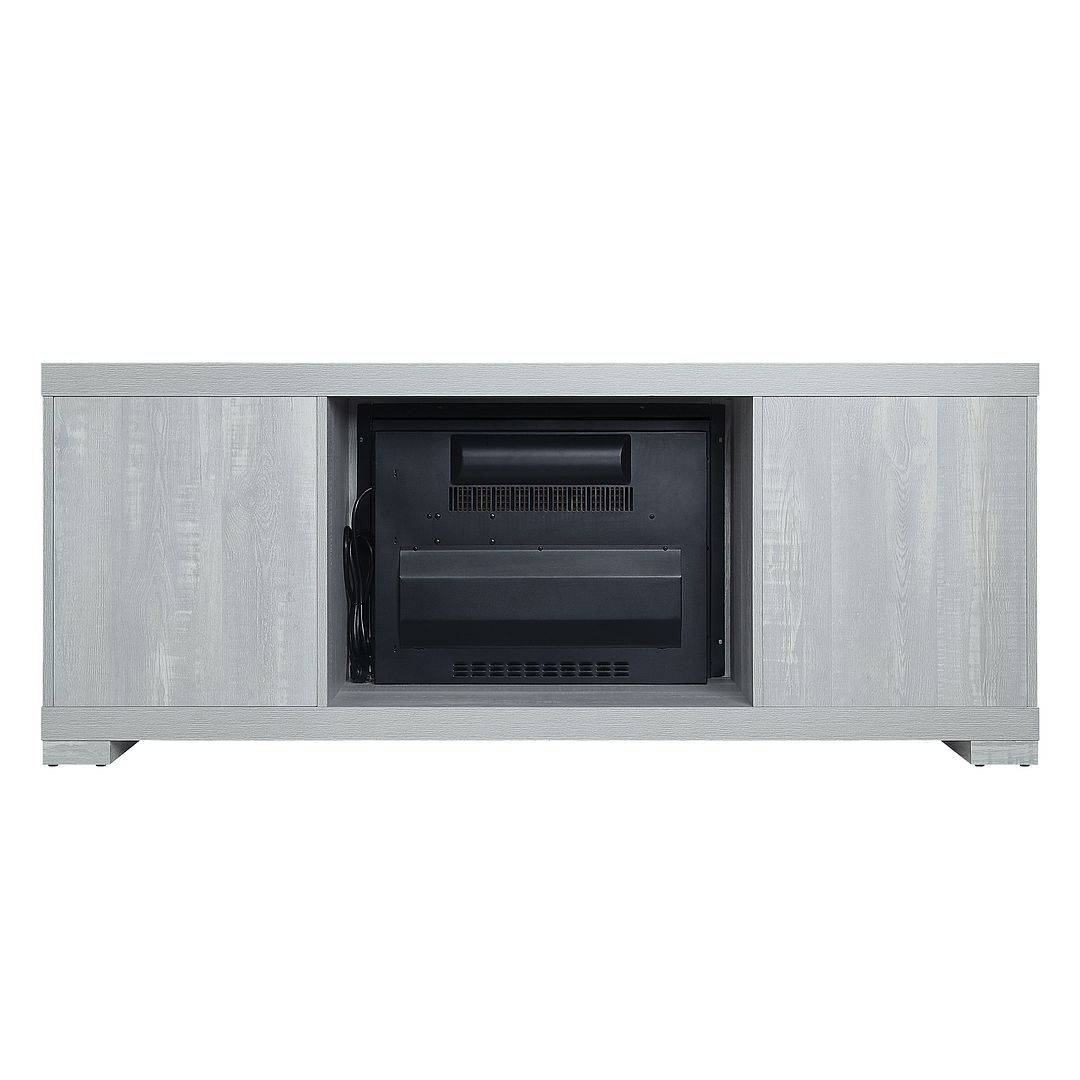 Hoath 60" Fireplace TV Stand - Grey