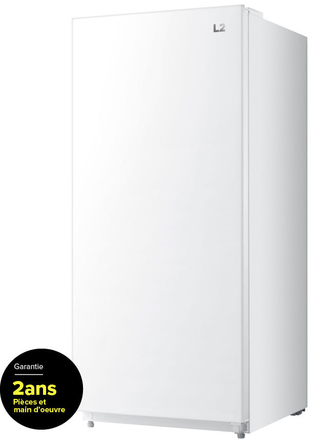 L2 White Upright Freezer (13.8 cu. ft.) LRU14F3AWWC Leon's