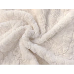 In Harmony Faux Fur Throw 50 x 60" - Ivory