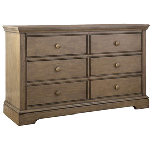 Hanley 6-Drawer Dresser - Cashew