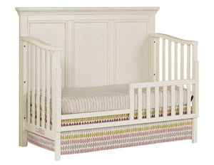 Hanley Convertible Crib with Toddler Guard Rail Package - Chalk