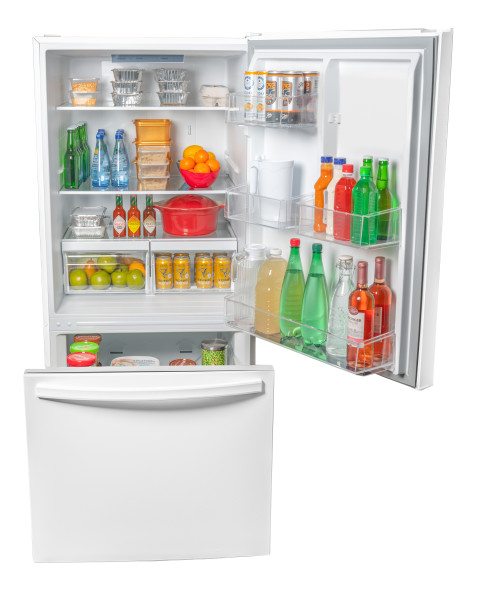 Danby 29.5" 18.7 Cu. Ft. White Bottom-Freezer Refrigerator - DBM187E1WDB
