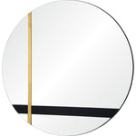 Bridgeport Mirror - Gold Leaf/Black