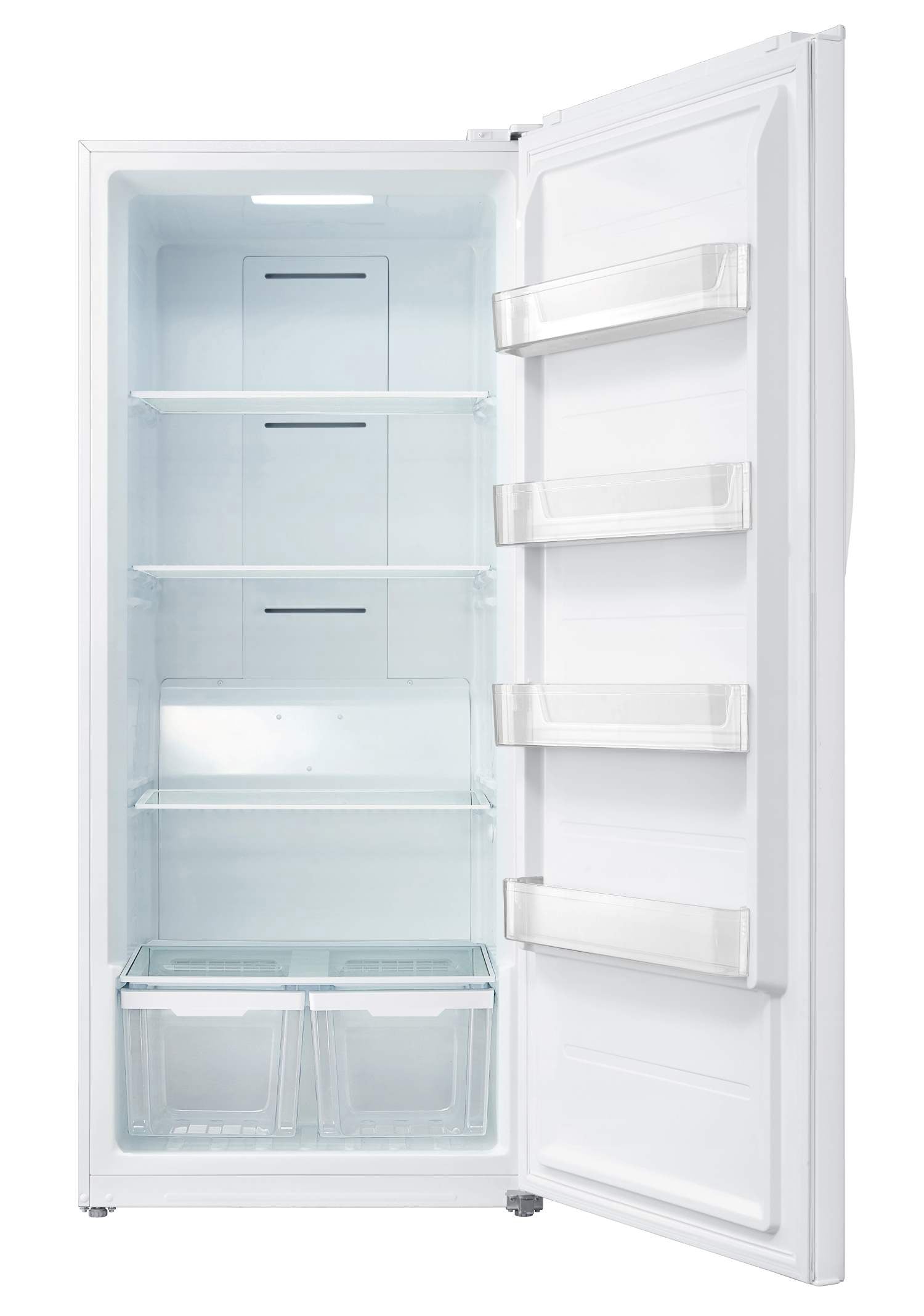 L2 White Upright Freezer and Convertible Fridge (21 Cu. Ft) - LRU21B6AWW